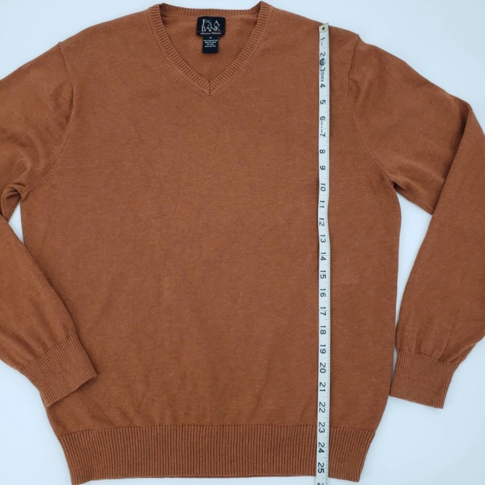 Jos. A. Bank pima cotton V-neck sweater size M - Picture 9 of 11